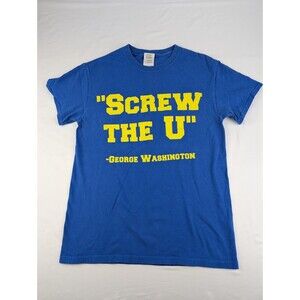 S Screw The U South Dakota State Jackrabbits Short Sleeve Shirt SDSU Blue